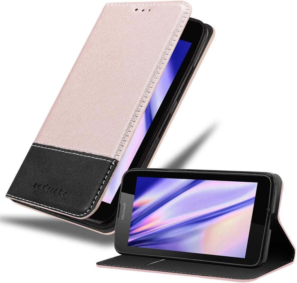 Cadorabo Custodia Libro Portafoglio Per Nokia Lumia 640 – Colore Rosso Vinaccia – Con Vani Carte E Chiusura Magnetica - 3