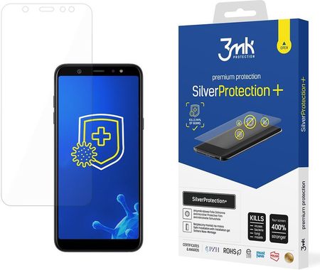 3Mk Protection 3Mk Antybakteryjna Folia Ochronna Na Wyświetlacz Silverprotection Do Samsung Galaxy A6 Plus 0 21 Mm Samoregenerująca Się