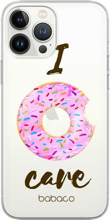 Babaco Etui Do Apple Iphone Xs Max Donut 001 Nadruk Częściowy Przeźroczysty