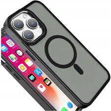 Hurtel Color Matte Case Etui Obudowa Pokrowiec Z Magsafe Do Iphone 14 Plus Czarne