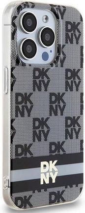 Dkny Etui Iml Checkered Mono Pattern Printed Stripes Magsafe Na Iphone 13 Pro Max Czarne - zdjęcie 4