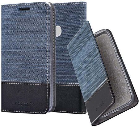 Cadorabo Etui Do Xiaomi Redmi Note 5A Prime Etui Ochronne W Kolorze Niebieskim Etui Na Telefon Komórkowy Etui Na Książkę Etui Na Telefon