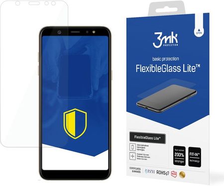 3Mk Protection 3Mk Szkło Hybrydowe Flexibleglass Lite Do Samsung Galaxy A6 Plus 0 16Mm 6H