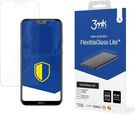 3Mk Protection 3Mk Szkło Hybrydowe Flexibleglass Lite Do Nokia X6 2018 0 16 Mm 6H