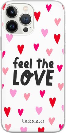 Babaco Etui Do Apple Iphone 6 6S Feel The Love 001 Nadruk Częściowy Przeźroczysty