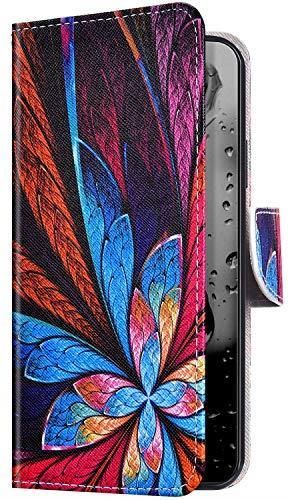 Smartphonica Samsung Galaxy A5 2016 custodia in pelle con chiusura magnetica e porta carte a libro - Marrone
