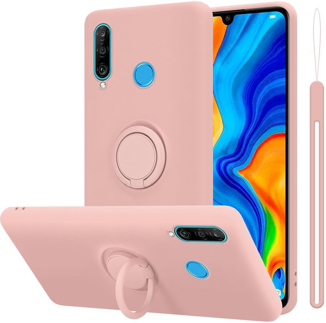 Cadorabo Custodia Silicone TPU Per Huawei P30 Lite – Cover Morbida Sottile Antiurto, Nero