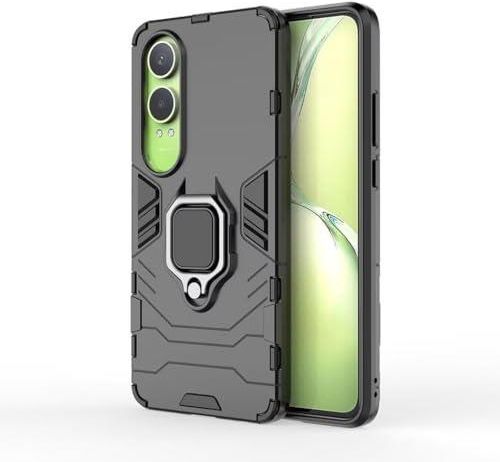 HONLEN Custodia Magnetica A Portafoglio Per OnePlus Nord CE 2 Lite 5G - Pelle PU Con Supporto E 2 Slot Per Carte - Colore Nero - 4