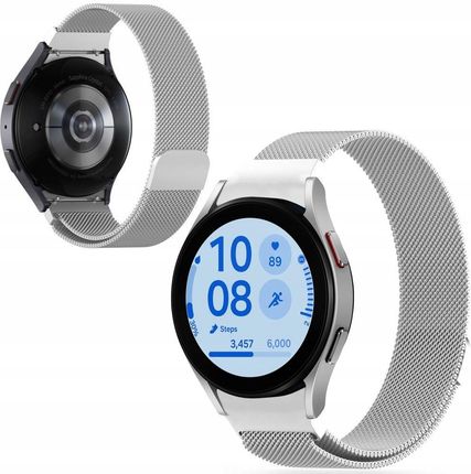 Tech Protect Pasek Siatka Milanese Fit Mesh Band Silver Do Samsung Galaxy Watch Fe