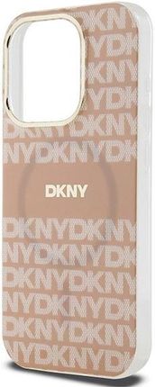 Dkny Etui Iml Mono Stripe Magsafe Na Iphone 15 Pro Max Różowe - zdjęcie 3