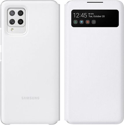 Mobileplus Samsung S View Pokrowiec Ochronny Etui Do Galaxy A42 5G Biały Ef Ea426Pwegee