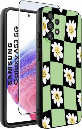 Krainagsm Etui Do Samsung Galaxy A53 5G Silikonowe Matt Case Szkło 9H - zdjęcie 2