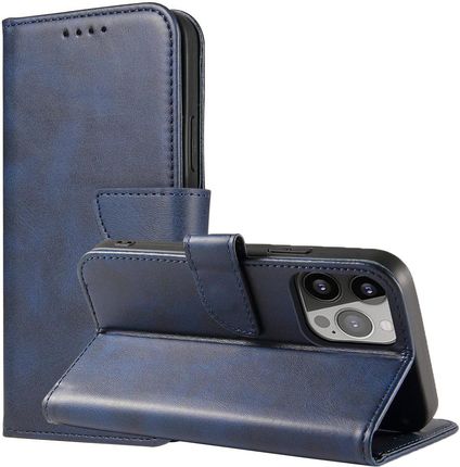 Icableseu Magnet Case Elegancki Futerał Etui Pokrowiec Z Klapką I Funkcją Podstawki Xiaomi Redmi K40 Pro K40 Pro K40 Poco F3 Mi 11I Niebieski