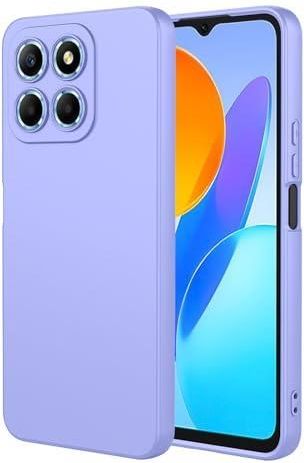 Draadloos Opladen Compatibele Hoes BORYA Leren Hoesje Voor Honor X6 / Honor X8 5G / Honor 70 Lite, Premium Gouden Rand Design