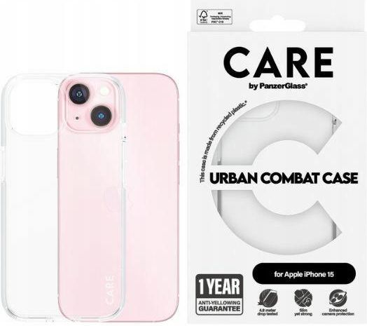 GUESS GUHCP15LPGMCSD - Custodia rigida per iPhone 15 Pro 6.1, colore: Oro