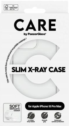 Panzerglass Etui Slim X Ray Case Iphone 15 Pro Max 6 7 Przezroczysty - zdjęcie 2