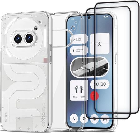 Tech Protect Tech Protect Dopasowane Etui Case Obudowa Cover Tpu Do Nothing Phone 2A 2 Pak Szkło