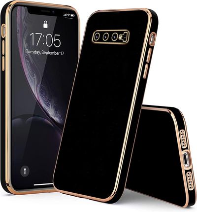 Itel Etui Glamour Do Samsung S10 Silikon Case Folia