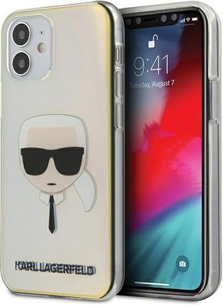 Icableseu Karl Lagerfeld Klhcp12Spckhml Iphone 12 Mini 5 4 Multicolor Hardcase Iridescent Karl`S Head