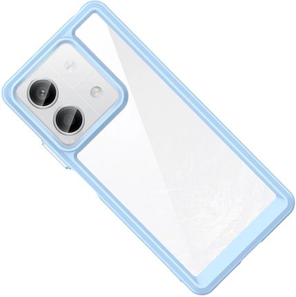 Icableseu Etui Outer Space Case Z Żelową Ramką Do Xiaomi Redmi Note 13 5G Niebieskie