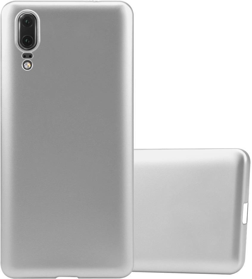 Cadorabo Custodia per Huawei P20 in GRIGIO METALLICO - Morbida Cover