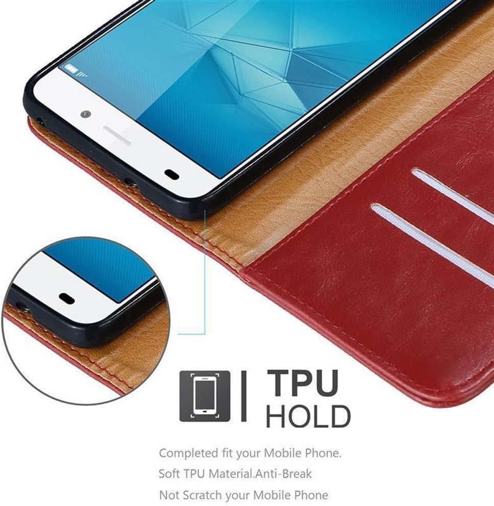 Housse Portefeuille Magnétique Pour Honor 5C – Couleur Or Rosé, Protection Complète Avec Stand Intégré Et Fente Carte