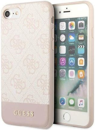 Topbuy Etui Guess Guhci8G4Glpi Na Iphone 7 8 Se 2020 Se 2022 Różowe 4G Stripe Collection