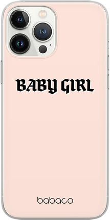 Babaco Etui Do Apple Iphone Xs Max Girl 017 Nadruk Pełny Beżowy