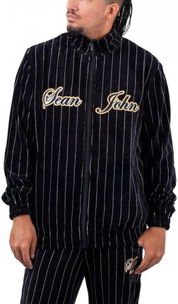 Sean John Herren Bluza dresowa Vintage Pinstripe Velours 6078109 M