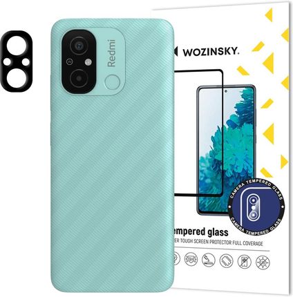 Wozinsky Szkło Hartowane 9H Na Aparat Kamerę Do Xiaomi Redmi 11A Poco C55 12C Full Camera Glass