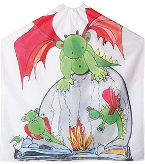 Efalock Fire Dragon peleryna dla dzieci smoki (8043)