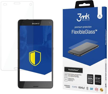 3Mk Protection 3Mk Display Hybridglas Flexibleglass Dla Sony Xperia Z3 Compact D5803 0 3Mm 7H