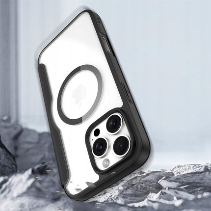 Dux Ducis Etui Skin X Pro Magnetic Do Iphone 16 Pro Czarno Przezroczyste - zdjęcie 2