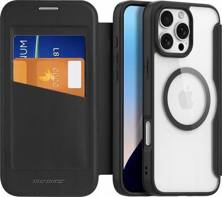 Dux Ducis Etui Skin X Pro Magnetic Do Iphone 16 Pro Czarno Przezroczyste - zdjęcie 6