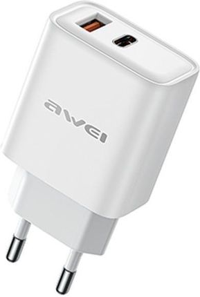 Awei Ładowarka Sieciowa 22 5W Gan Usb C Czarna