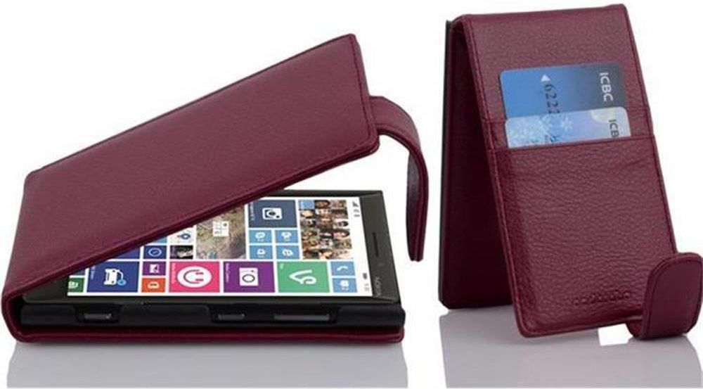 Custodia A Libro Cadorabo Per Nokia Lumia 820 - Colore Lilla Bordeaux Con Portafoglio E Supporto - Similpelle - 2