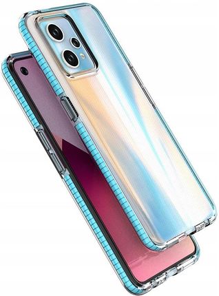 Icableseu Spring Case Etui Realme 9 Pro Realme 9 Silikonowy Pokrowiec Z Ramką Czarne - zdjęcie 2
