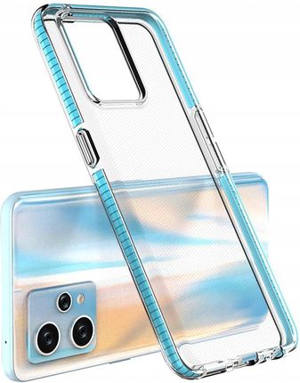 Icableseu Spring Case Etui Realme 9 Pro Realme 9 Silikonowy Pokrowiec Z Ramką Czarne - zdjęcie 3