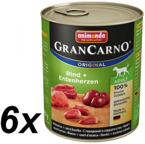 Animonda GranCarno Adult puur rundvlees 400 g (hoeveelheid: 6 per besteleenheid