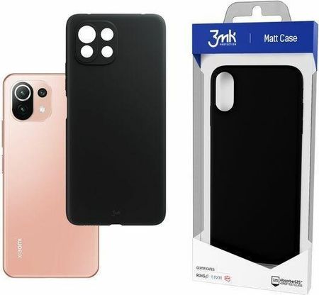 3Mk Protection 3Mk Matt Case Xiaomi Mi 11 Lite 5G Czarny Czarny