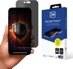 3Mk Protection 3Mk Osłona Ekranu Folia Prywatyzująca Folia Na Telefon Komórkowy Jedwabiście Matowa Prywatność Dla Apple Iphone 14 Pro
