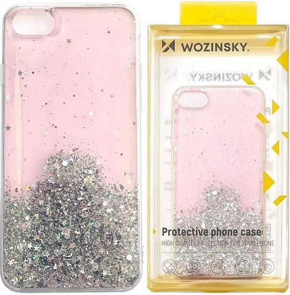 Icableseu Wozinsky Star Glitter Błyszczące Etui Pokrowiec Z Brokatem Samsung Galaxy M51 Różowy