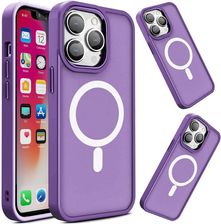 Icableseu Magnetyczne Etui Z Magsafe Color Matte Case Do Iphone 15 Fioletowe