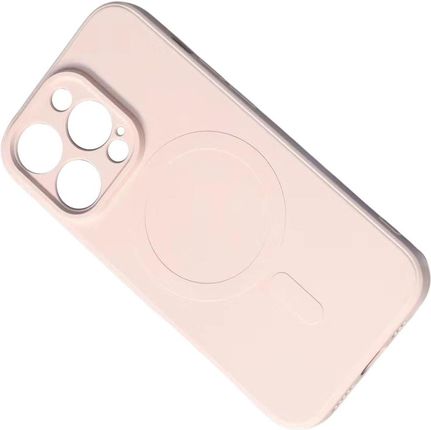 Icableseu Silikonowe Magnetyczne Etui Iphone 13 Pro Max Silicone Case Magsafe Różowe