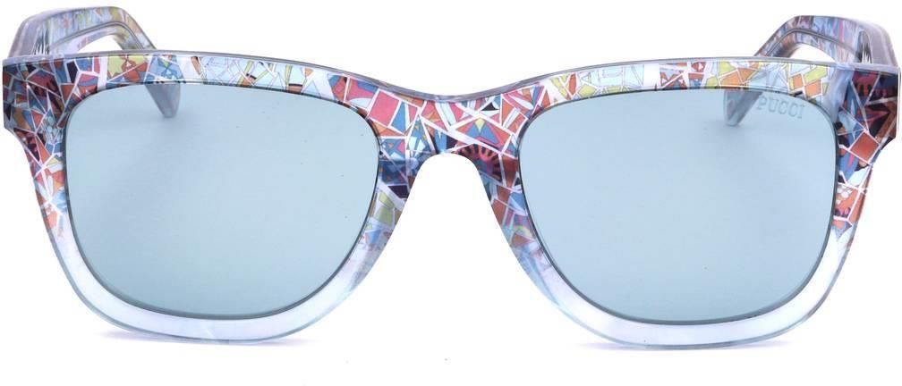 Lunettes De Soleil Emilio Pucci EP0054 92X - Monture Bleue 51/20/140 - Femme - Neufes Avec étiquettes
