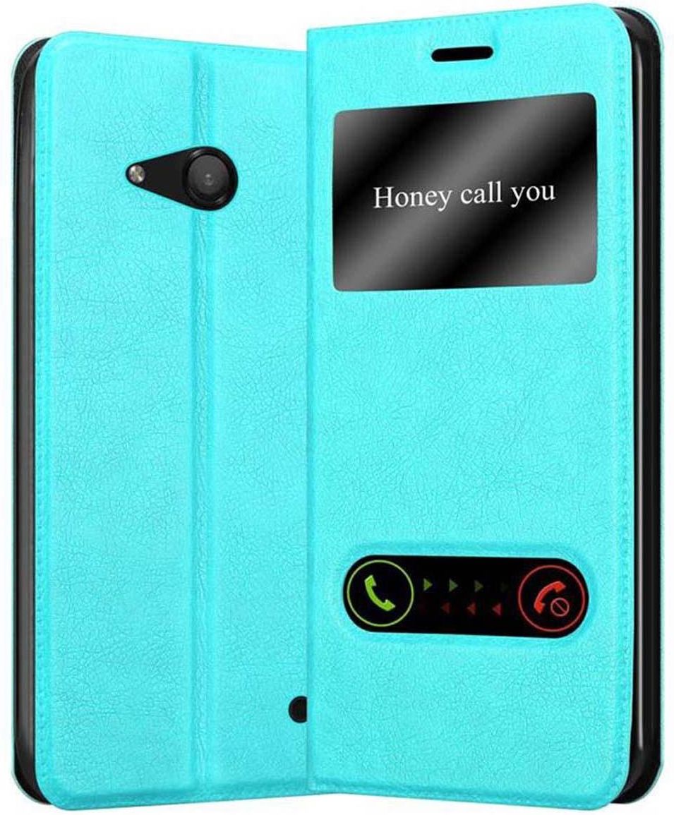 CADORABO Custodia Compatibile Con Nokia Lumia 550 In Rosso Zafferano