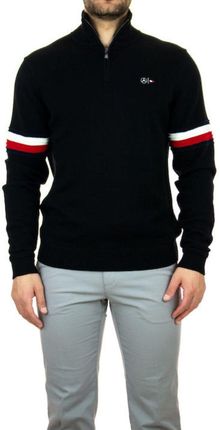 Sweter męski Tommy Hilfiger 2 Mb Zip Mock dzianinowy XXL