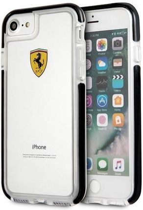 Icableseu Etui Ferrari Shockproof Na Iphone 7 8 Se 2020 Se 2022 Przezroczysto Czarne