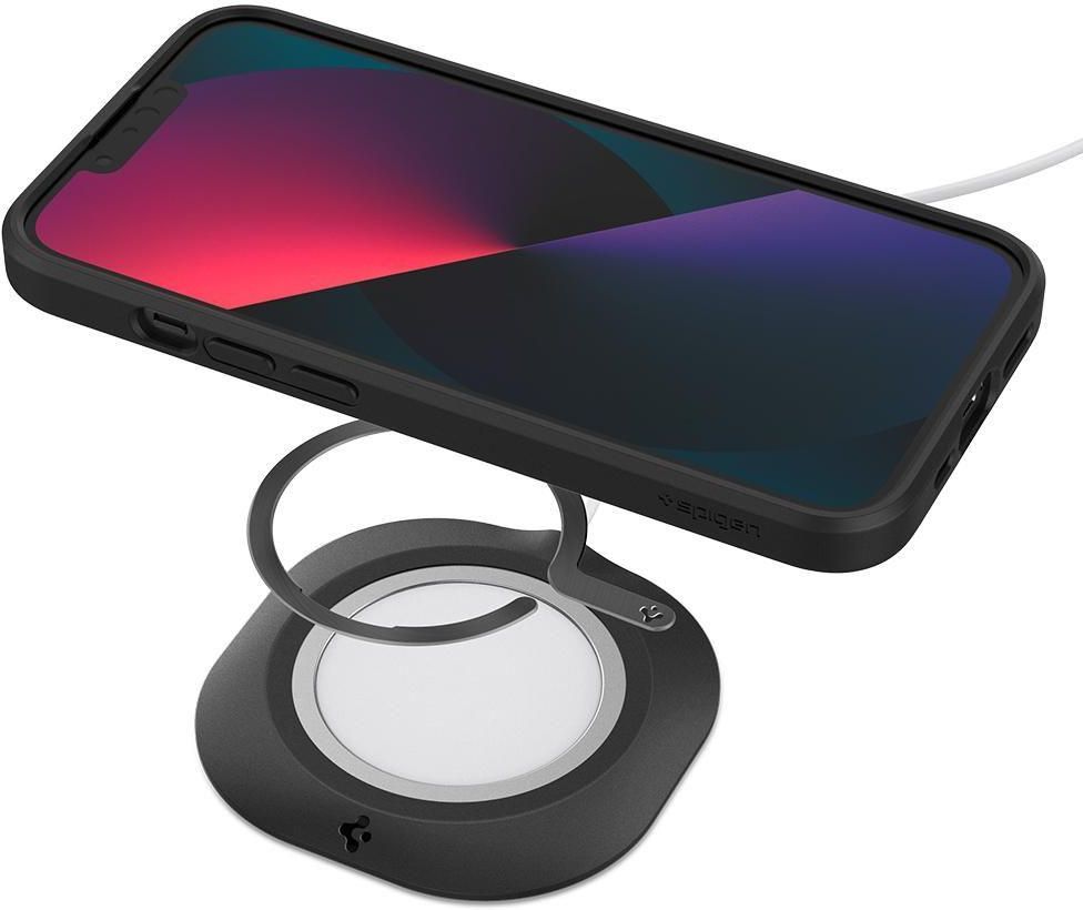 Spigen Onetap Magnetic Magsafe Ring Adapter Matte Black - Etui na ...