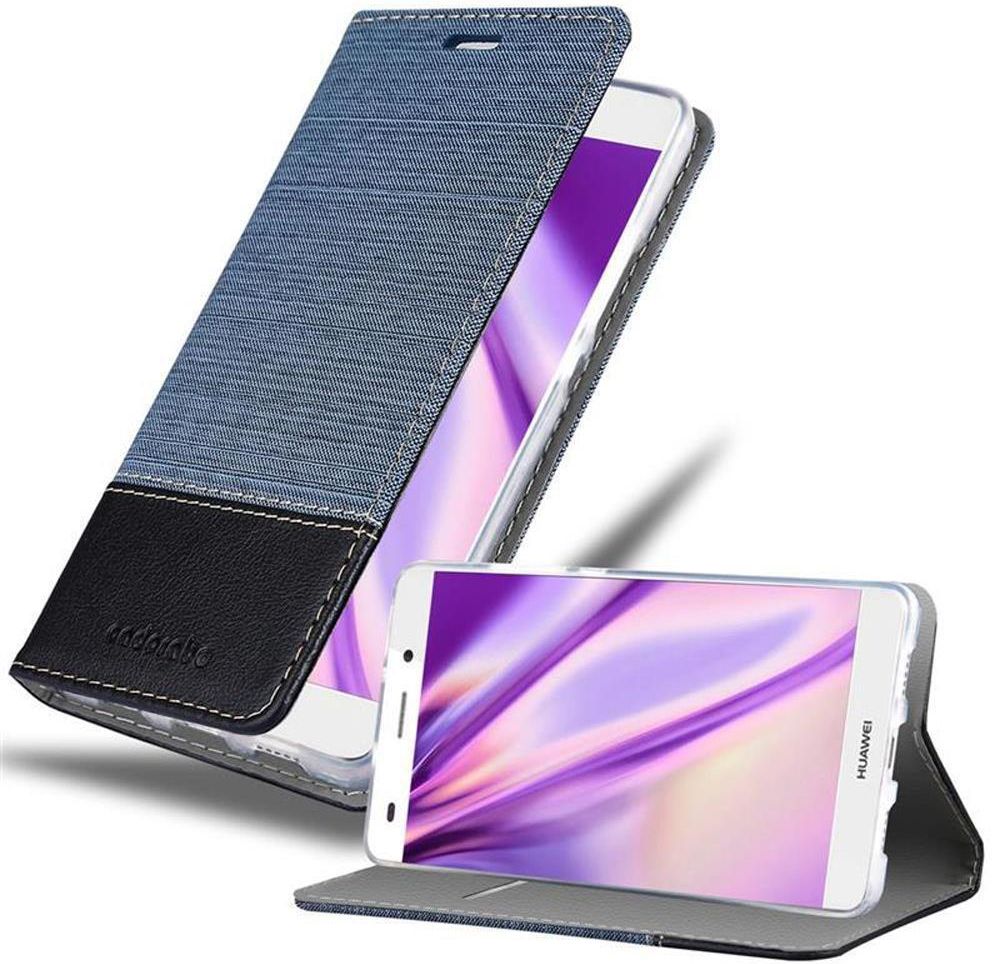Custodia Libro Cadorabo Per Huawei P8 Lite 2015 – Portafoglio In Similpelle Nera E Marrone Con Chiusura Magnetica E Vani Carte - 3